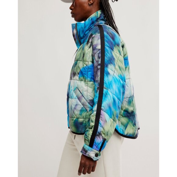 🆕 FP MOVEMENT Pippa Printed Packable Puffer Jacket / Blurry Flower - Picture 3 of 9
